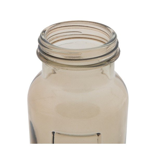 Borcan din sticlă reciclată Mauro Ferretti Coperchio, ⌀ 6,5 cm, gri-image-4