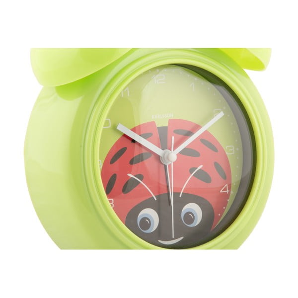 Ceas deșteptător pentru copii ø 15 cm Peekaboo Ladybug – Karlsson-image-2
