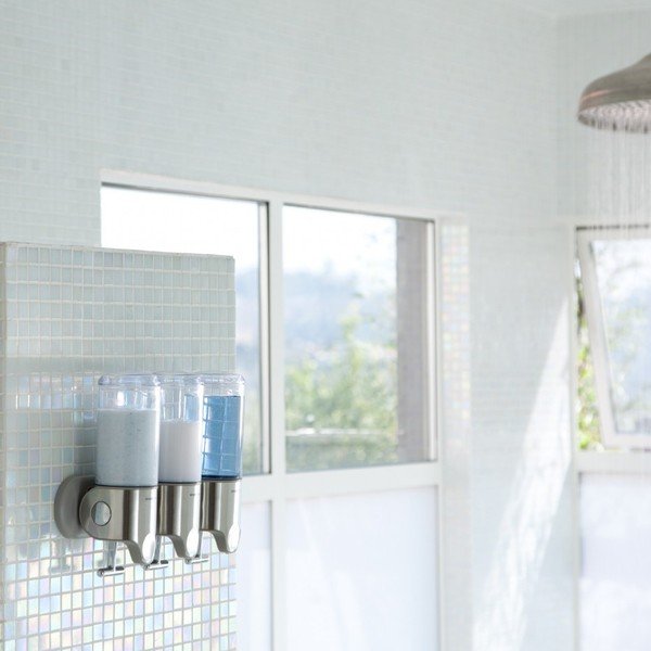 Dispenser de săpun de perete din oțel inoxidabil, argintiu, 1,32 l - simplehuman-image-3