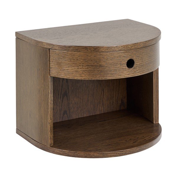 Noptieră în culoare naturală închisă cu aspect de lemn de stejar Paron – Actona-image-2