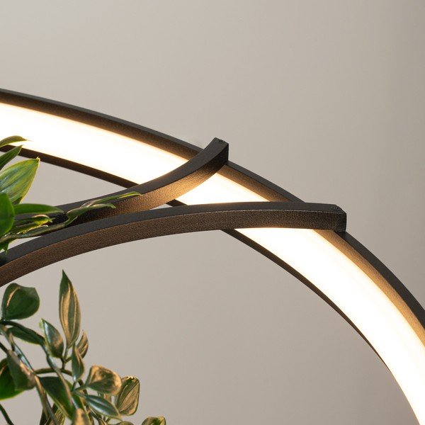 Lustră neagră LED din aluminiu ø 78 cm RIO – Thoro-image-3