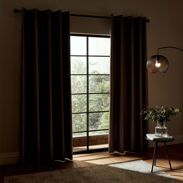 Draperii gri-argintii blackout 2 buc. 168x229 cm – Catherine Lansfield-image-4