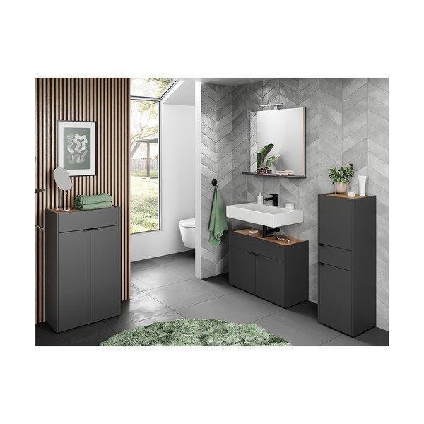 Set mobilă de baie gri antracit Forano – Germania-image-2