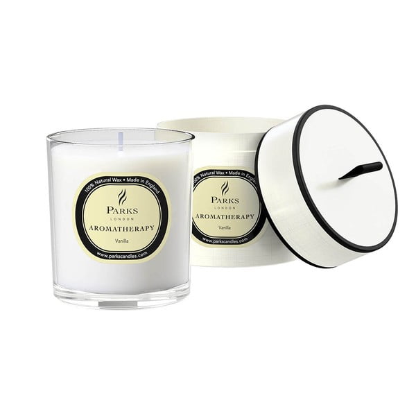 Lumânare parfumată Parks Candles London Aromatherapy, aromă de vanilie, durată ardere 45 ore-image-1