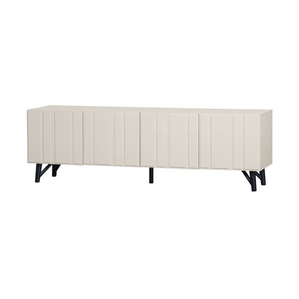Comodă TV crem din lemn de pin 181x56 cm Miller – WOOOD-image-2