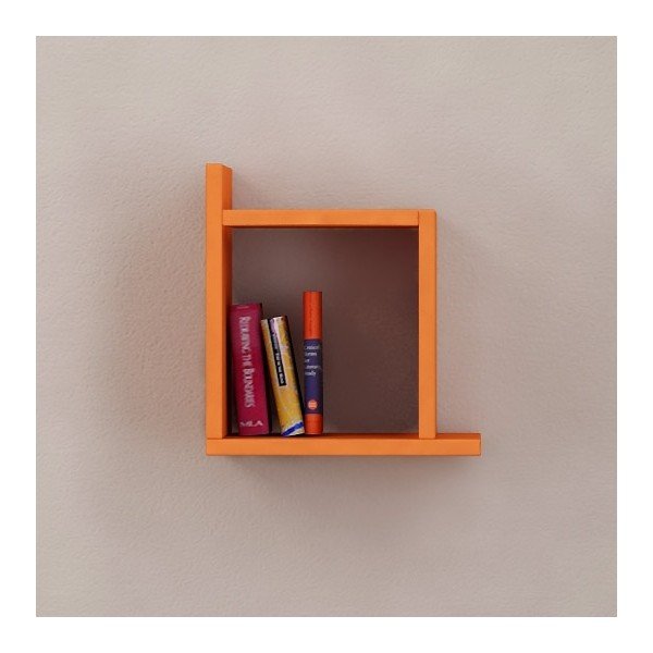 Etajeră de perete Kutu, portocaliu-image-1