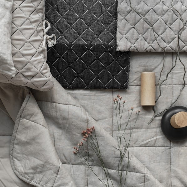 Pat negru tapițat de o persoană și somieră 90x200 cm Sleepy Luna – Miuform-image-2