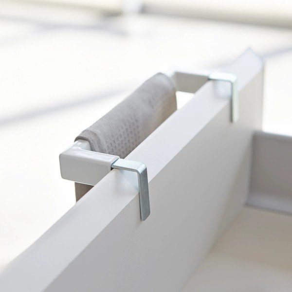 Suport pentru prosoape de bucătărie  alb de agățat Tower – YAMAZAKI-image-2