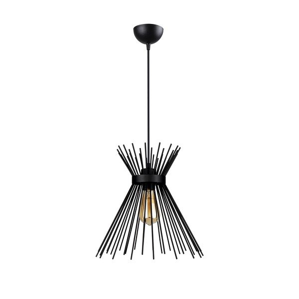 Lustră neagră din metal Izmir – Squid Lighting-image-2