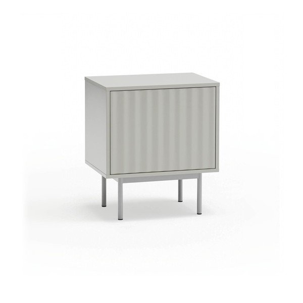 Noptieră gri deschis cu aspect mat Sierra – Teulat-image-2