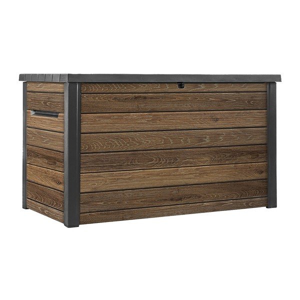 Cutie de depozitare pentru grădină maro din plastic Signature – Keter