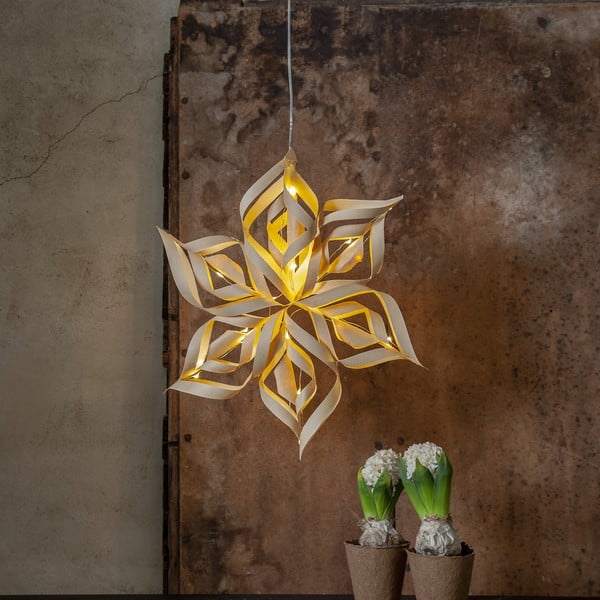 Decorațiune luminoasă aurie  de  Crăciun Bella – Star Trading-image-1