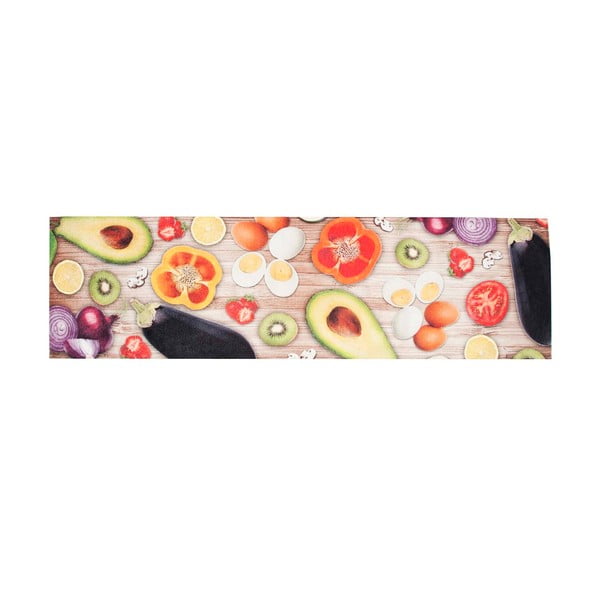 Covor de bucătărie foarte rezistent Webtapetti Food, 60 x 220 cm-image-1
