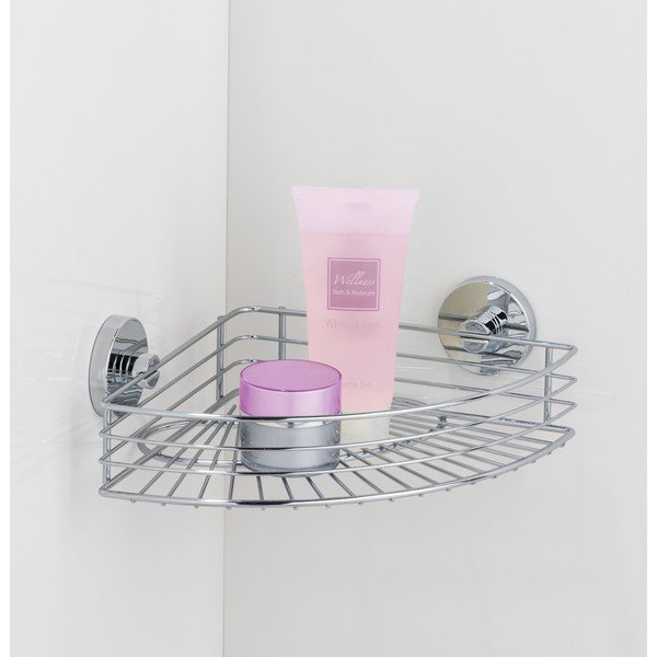 Set de accesorii de baie argintiu lucios autoadeziv Bari – Wenko-image-1