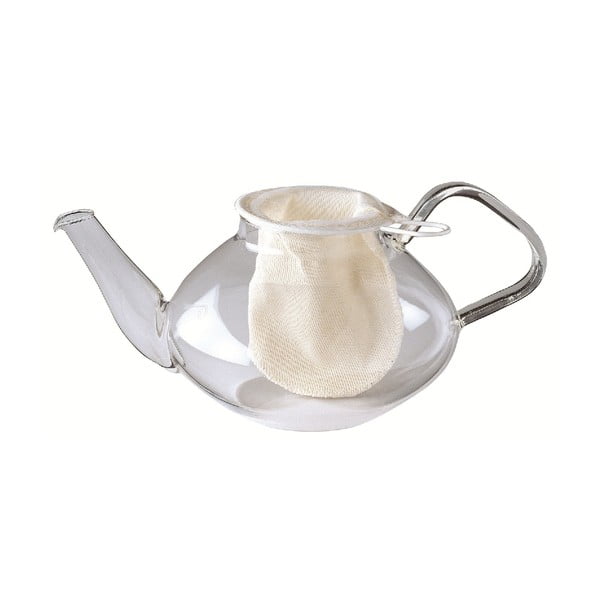 Sită din bumbac pentru ceai Westmark, ø 9 cm, alb