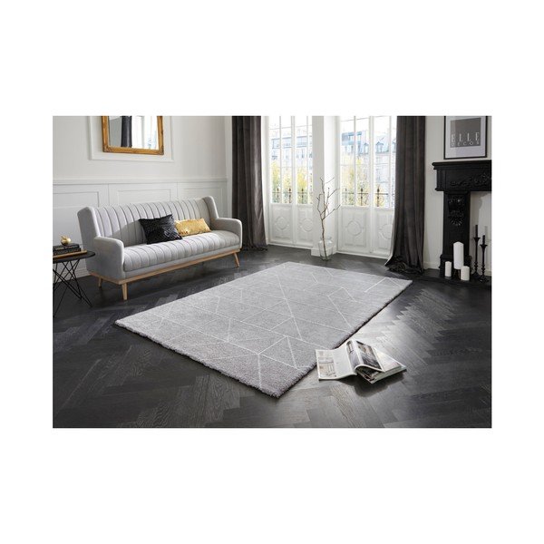 Covor Elle Decoration Maniac Arles, 120 x 170 cm, gri deschis-image-2