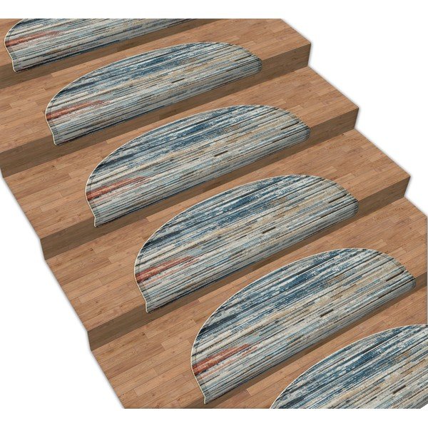 Covorașe pentru scări în set de 16 bucăți Plain Sky - Vitaus, 65 x 20 cm-image-1