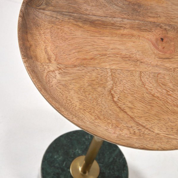 Măsuță auxiliară La Forma Lleyton Round, înălțime 25 cm-image-2