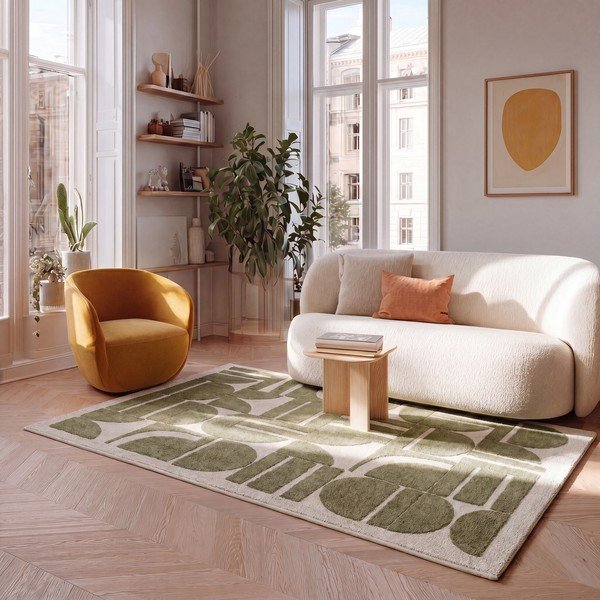 Covor kaki/bej 160x230 cm Candela – Universal-image-1