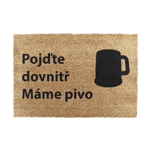 Covoraș de intrare din fibre de nucă de cocos 40x60 cm Pivo – Artsy Doormats
