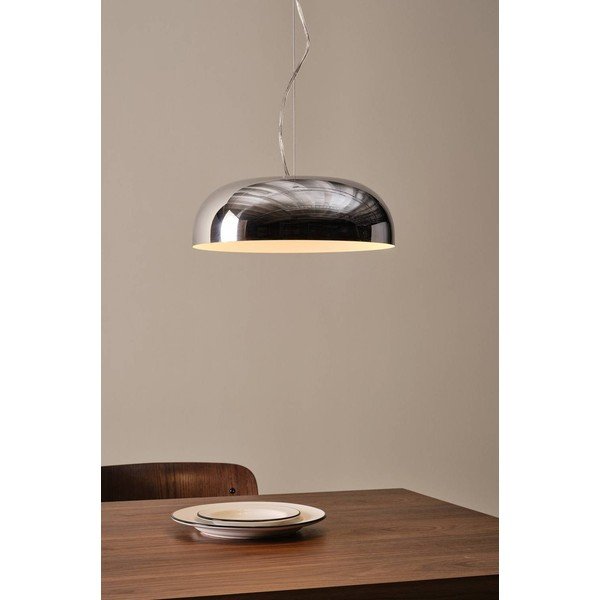 Lustră argintiu-lucios din oțel ø 35 cm Ragge – Jotex-image-1