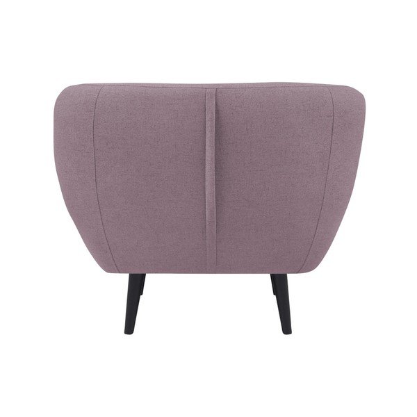 Fotoliu cu picioare maro Mazzini Sofas Piemont, roz-image-1