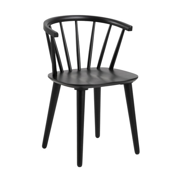 Scaun de dining negru Ida – Actona