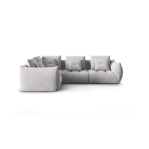 Colțar gri deschis (cu colț pe partea stângă /în formă de ”L”) Bloom – Micadoni Home