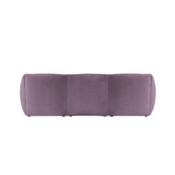Canapea modulară cu 3 locuri Vivonita Velvet Cube, mov lila-image-1
