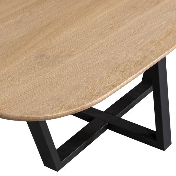 Masă de dining cu blat din lemn de stejar 100x220 cm Tablo – WOOOD-image-3