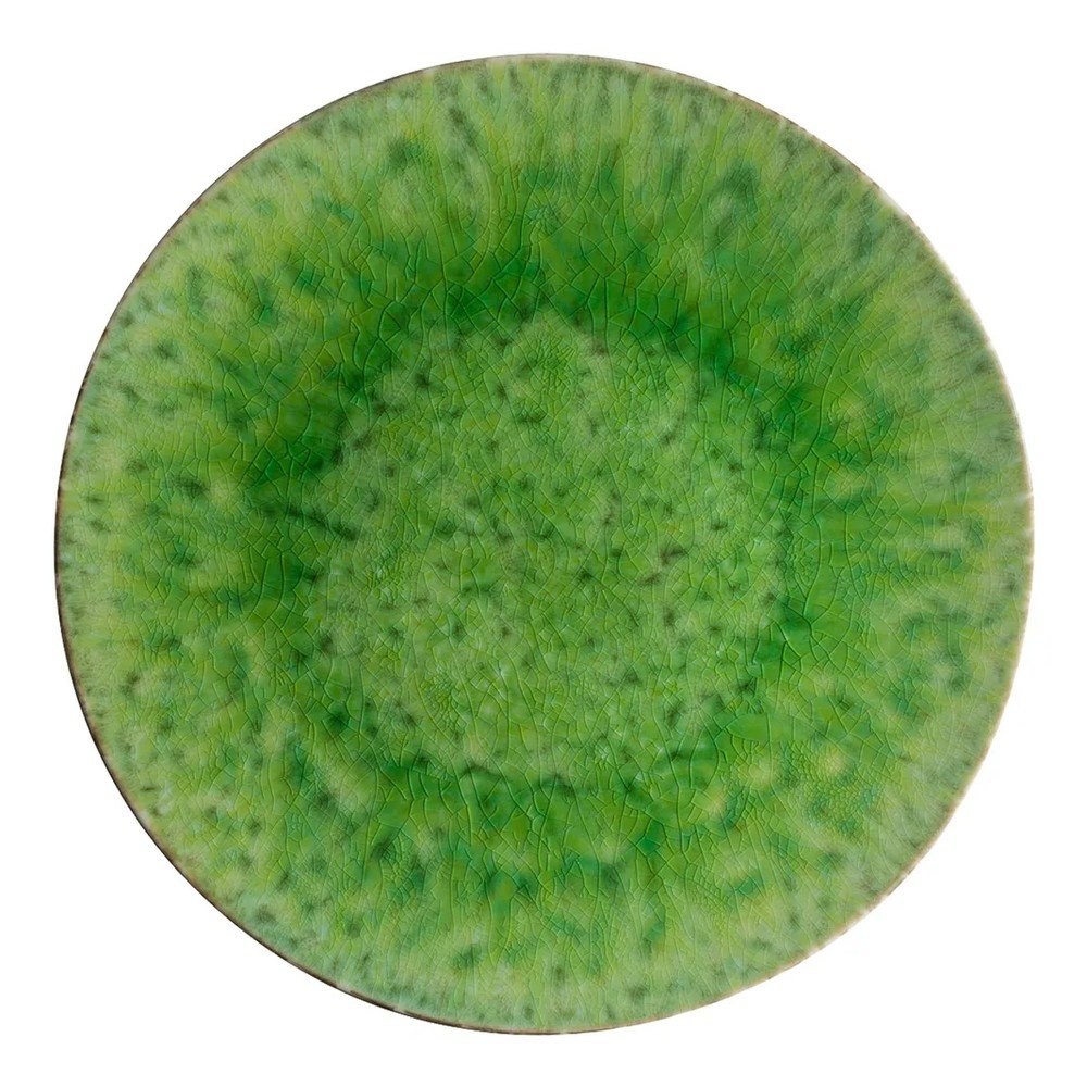 Platou pentru servire din gresie ceramică Costa Nova Riviera ⌀ 31 cm verde