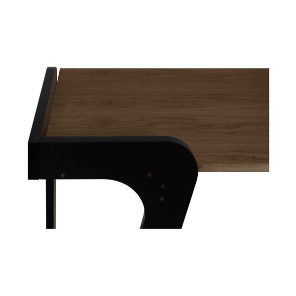 Birou cu blat cu aspect de lemn de nuc 105x57,6 cm Maya TemaHome-image-4