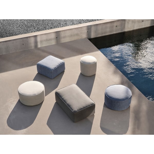 Taburet de grădină gri închis – Diphano-image-1