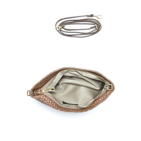 Geantă din piele Isabella Rhea no.  8029, gri cu maro-image-4