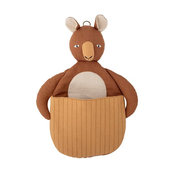 Coș de jucării pentru copii maro din material textil 46x7,5x33 cm Toto – Bloomingville Mini
