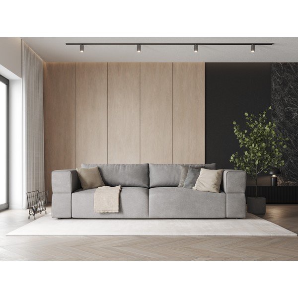 Canapea gri deschis 248 cm Esther – Milo Casa-image-1