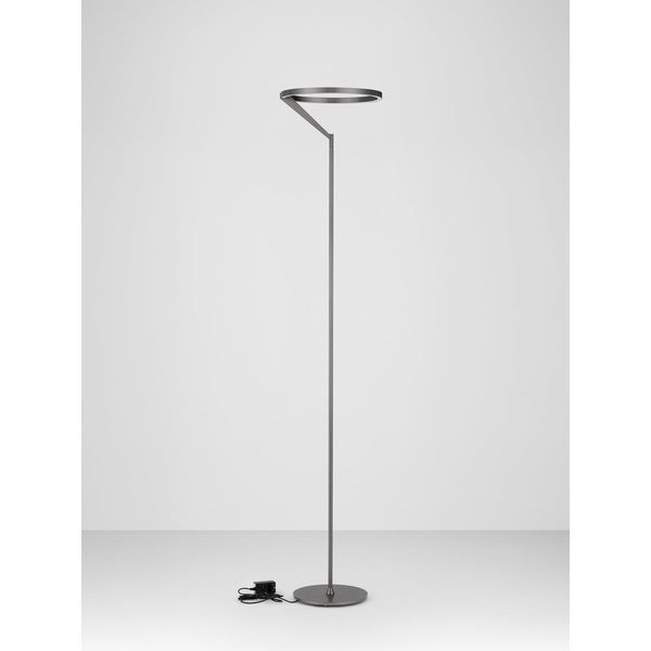 Lampadar argintiu LED cu intensitate reglabilă din aluminiu (înălțime 168 cm) Tilia – Nova Luce-image-4