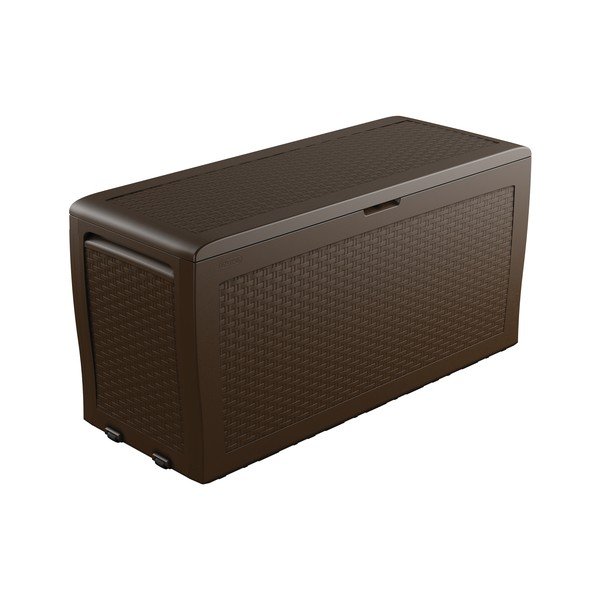 Cutie de depozitare pentru grădină maro închis din plastic Samoa – Keter-image-2