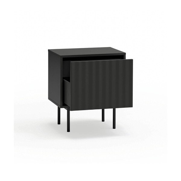 Noptieră neagră cu aspect mat Sierra – Teulat-image-3