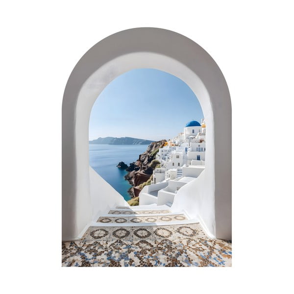 Tablou din sticlă 70x100 cm Oia – Styler