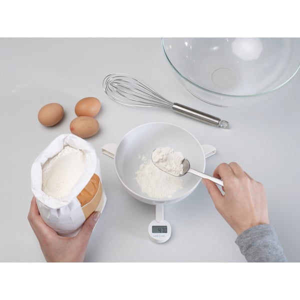 Cântar pliabil digital Joseph Joseph TriScale, alb-image-4