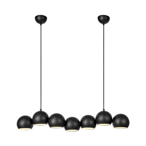 Lustră neagră cu abajur din metal Cupolo – Markslöjd