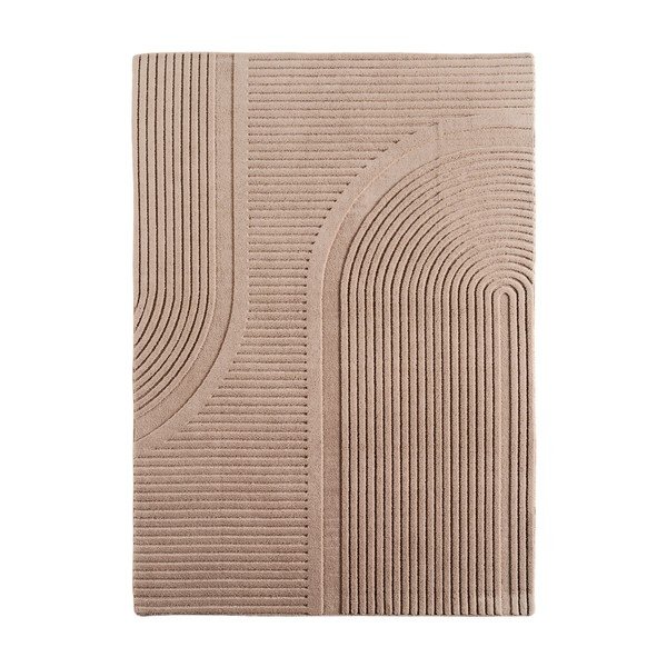 Covor tip traversă bej lavabil 80x250 cm Pompei 1612 – Ayyildiz Carpets