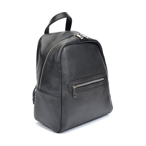 Rucsac din piele Roberta M Pull, negru-image-2
