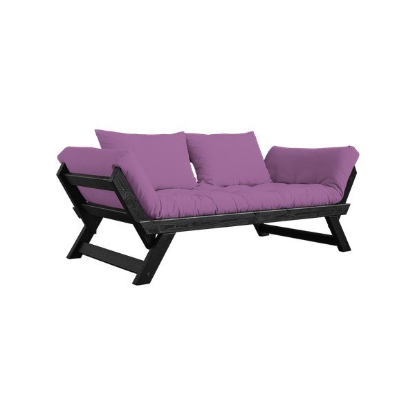 Canapea extensibilă Karup Bebop Black/Taffy Pink-image-3