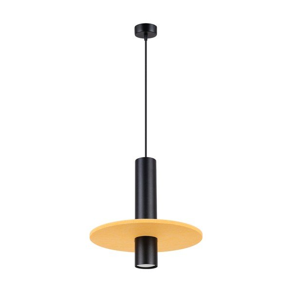 Lustră galbenă/bej din metal ø 30 cm Olisa – Sollux