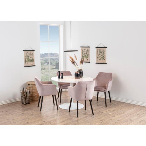 Scaun Actona Nora, roz-image-1