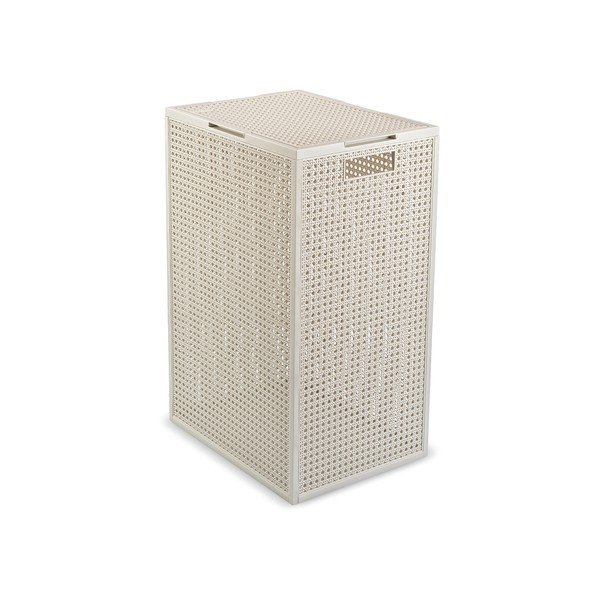 Coș de rufe crem din plastic reciclat 60 l Kaya – Curver