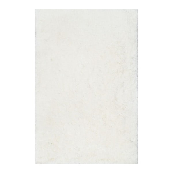 Covor țesut manual nuLOOM Fluffy White, 122 x 183 cm