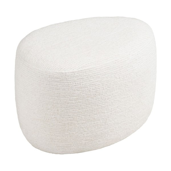 Taburet crem cu tapițerie din chenille Hilo – House Nordic-image-2